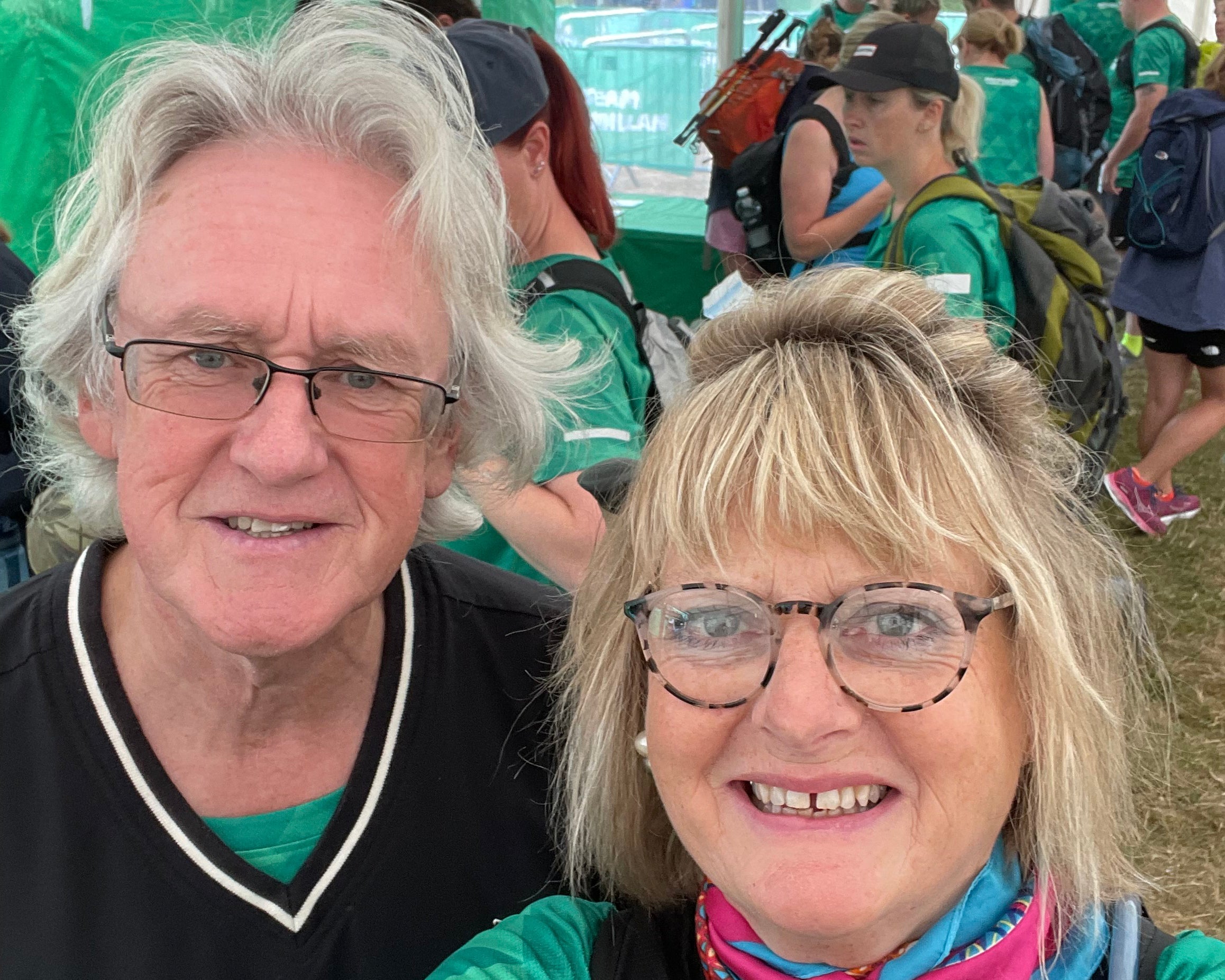 Paul and Louise Take on the London Summer Hike for Macmillan