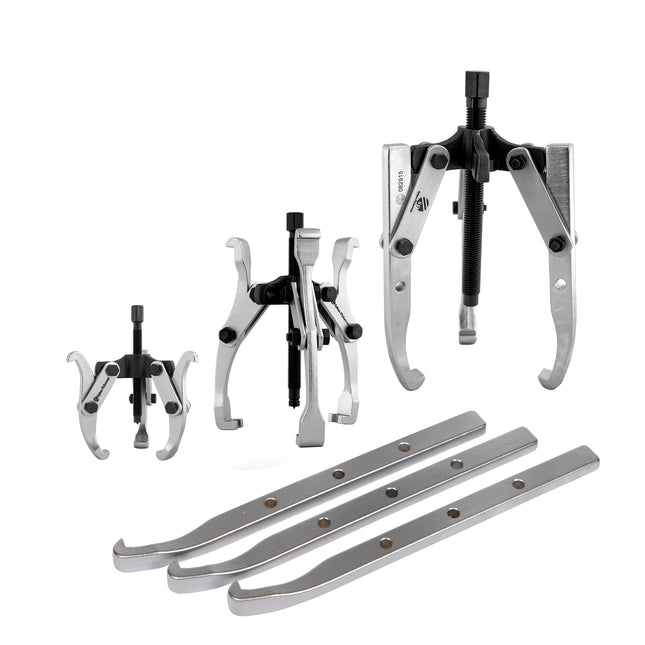 08420000 puller set - showing  3 assembled pullers and 3 extra legs