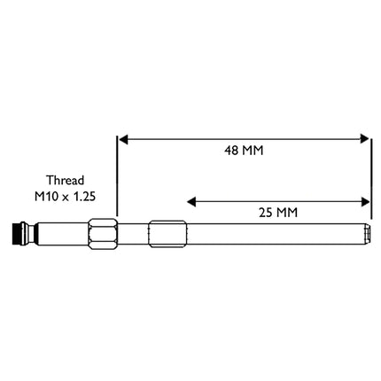 31421070 - Glowplug Adaptor - M10 X 1.2 Toyota