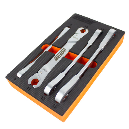 4 Lockjaw wrenches in foam storage